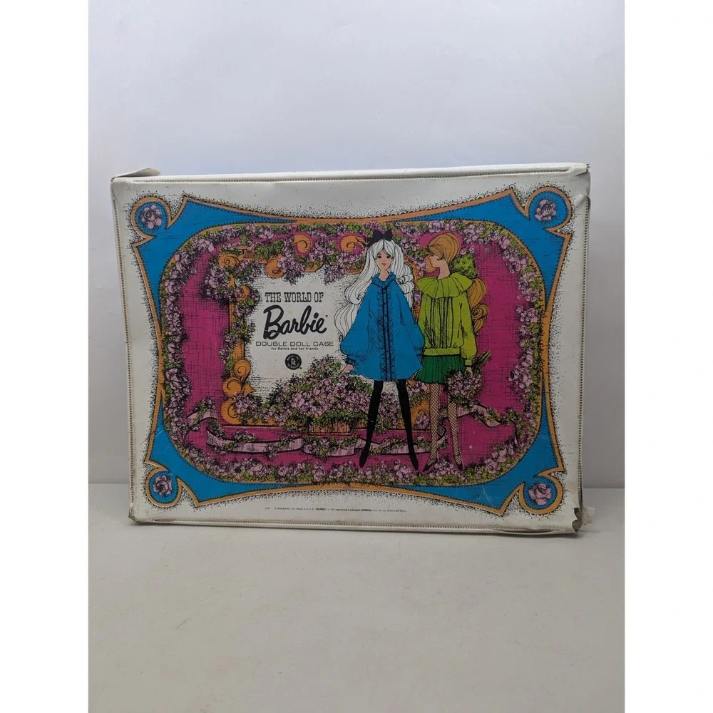 Barbie World of Barbie Double Doll Case 1968 Vintage Mattel Collector *Read